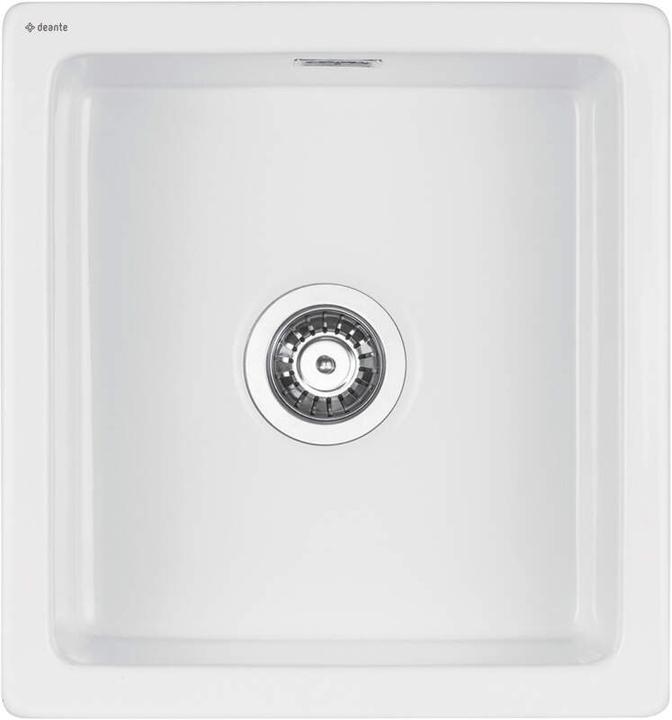 Actual product image No Name Ceramic sink with 1 bowl (Fitted sink, 43 cm, 43 cm)