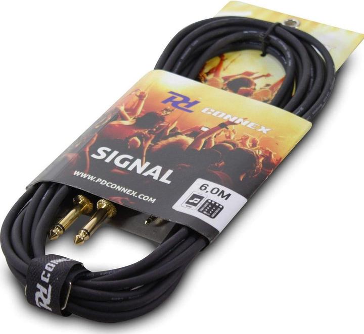 Produktbild PD Connex Audio-Kabel CX86-6 3,5 mm Klinke - 6,3 mm Klinke 6 m (6 m, 6.3mm Klinkenkabel, AUX Kabel)