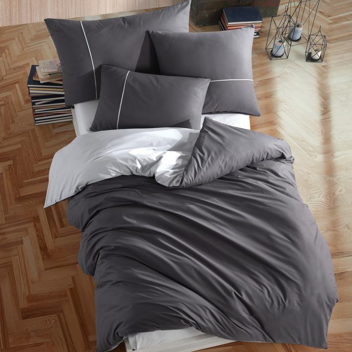 Image du produit Buona Notte UNI noir/gris (Housse de couette, 50x70 cm)