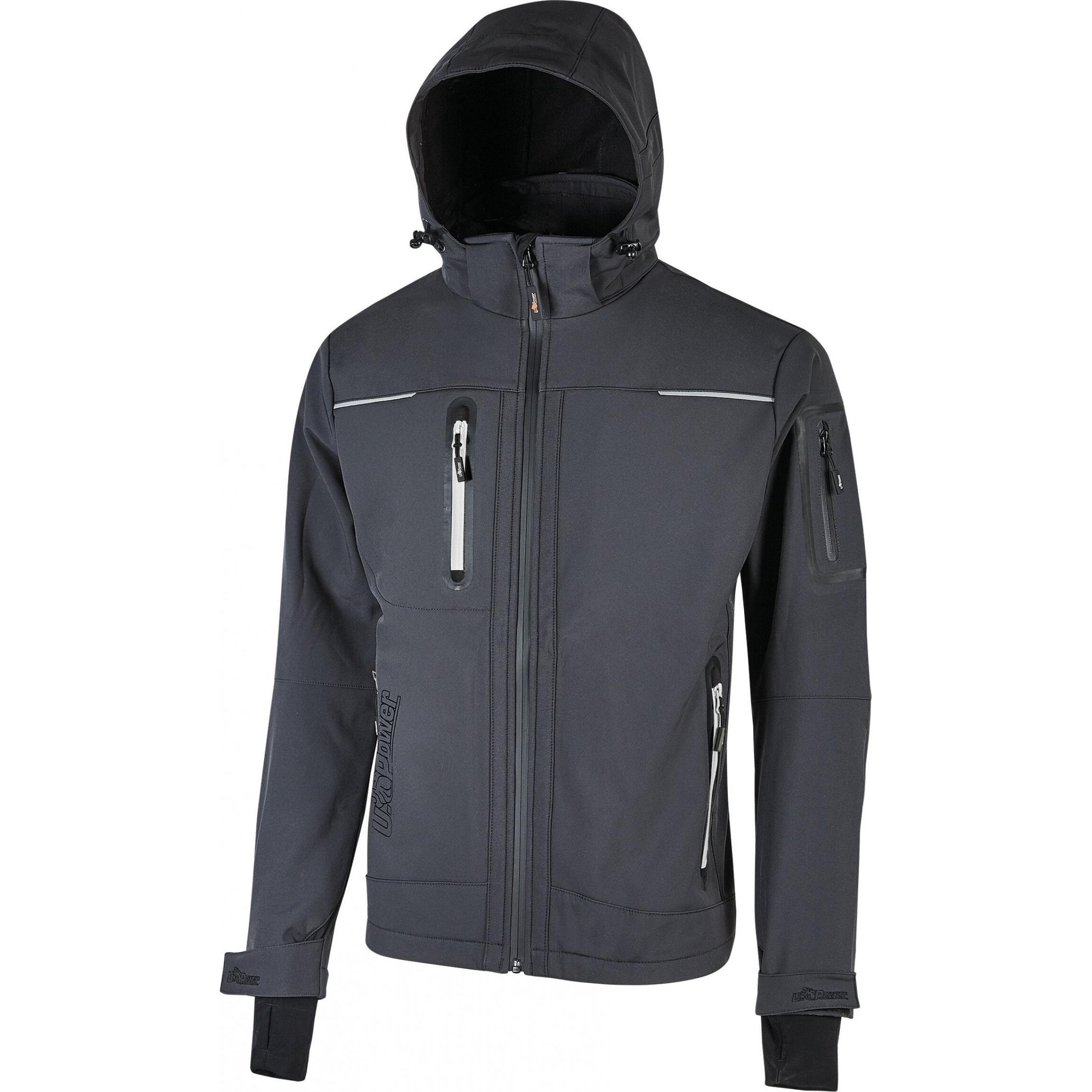U-Power, Herren, Jacke, WORKWEAR Space asphaltgrau XL (XL), Grau, XL