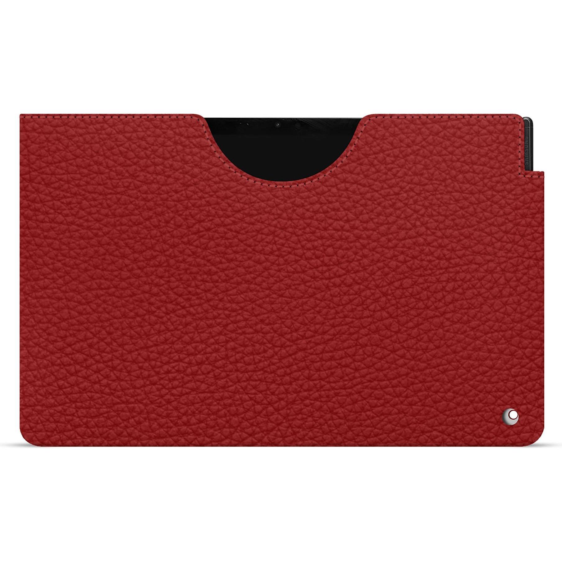 Noreve Lederschutzhülle (Galaxy Tab S9), Tablet Hülle, Rot
