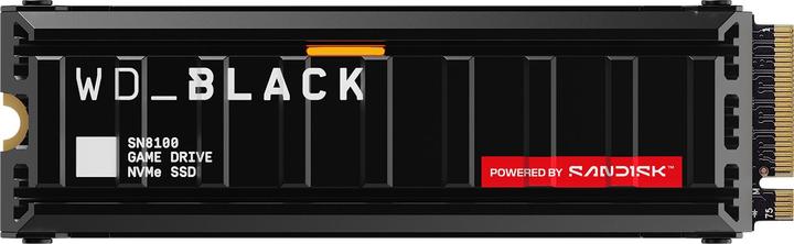 Actual product image WD Black SN8100 mit Heatsink powered by SANDISK (4000 GB, M.2 2280)