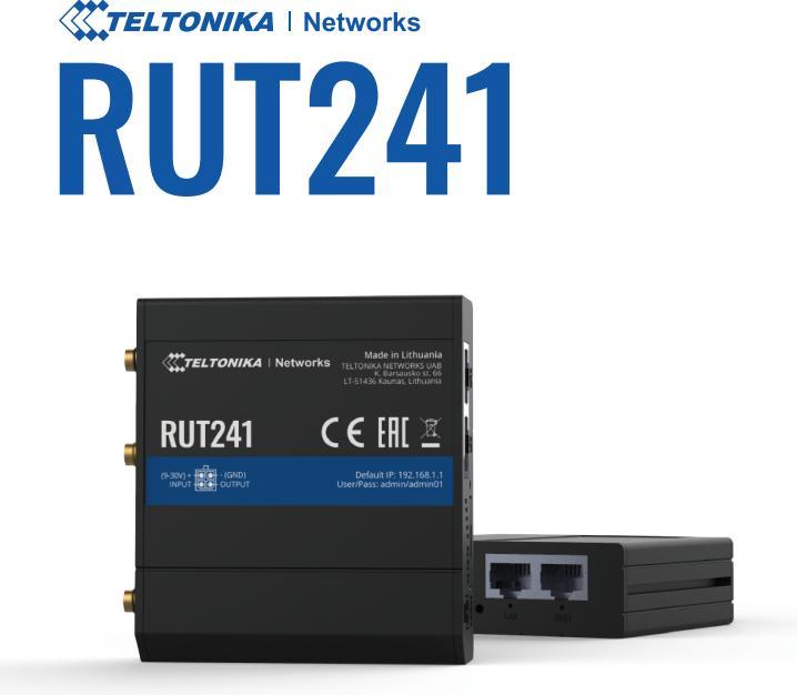 Produktbild Teltonika RUT241 4G WLAN Router eSIM