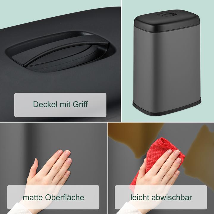 Actual product image Relaxdays waste bin (5 l)