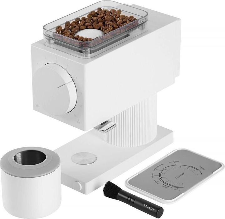 Actual product image Fellow Ode coffee grinder baltas