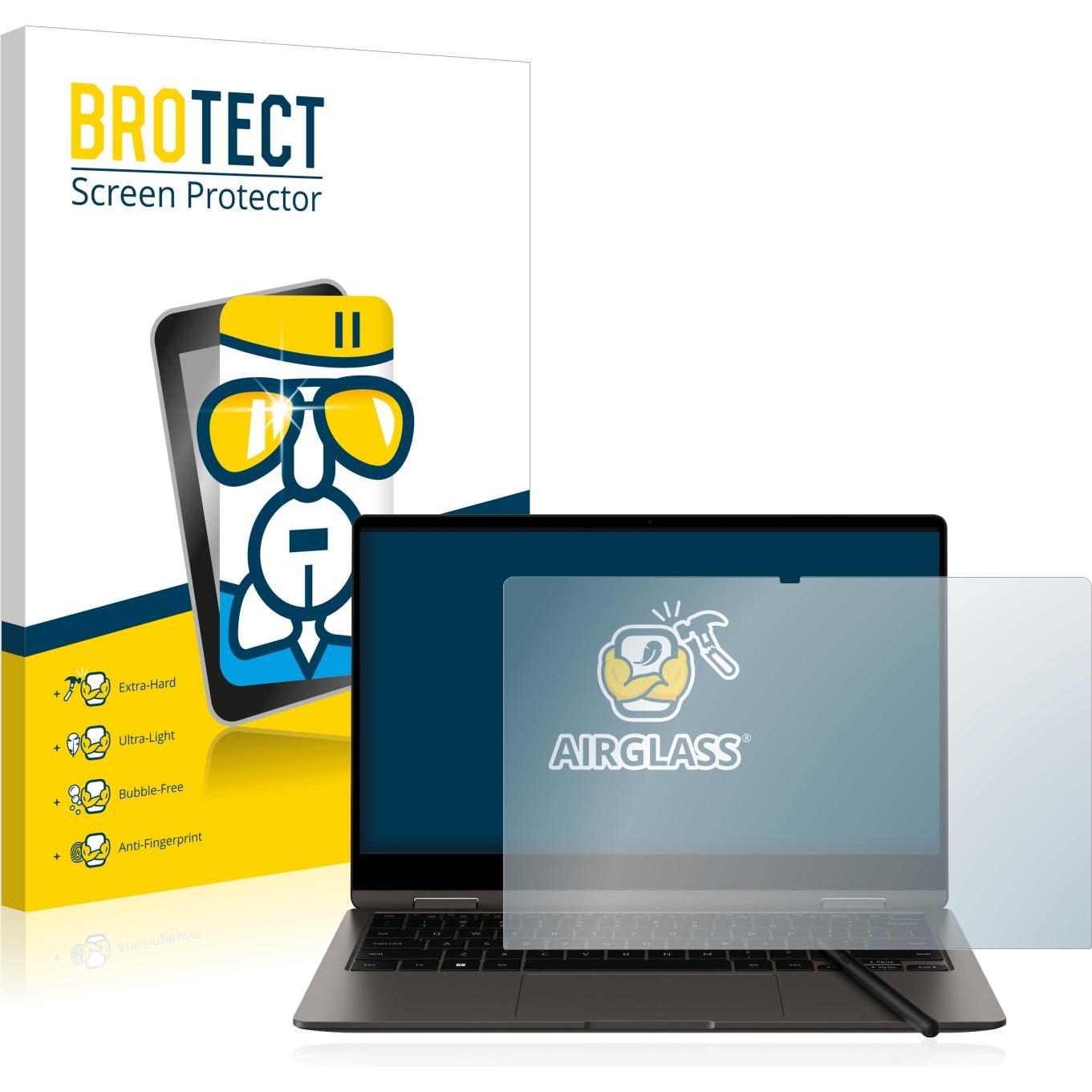 BROTECT AirGlass Panzerglasfolie (13"), Notebook Schutzfolie