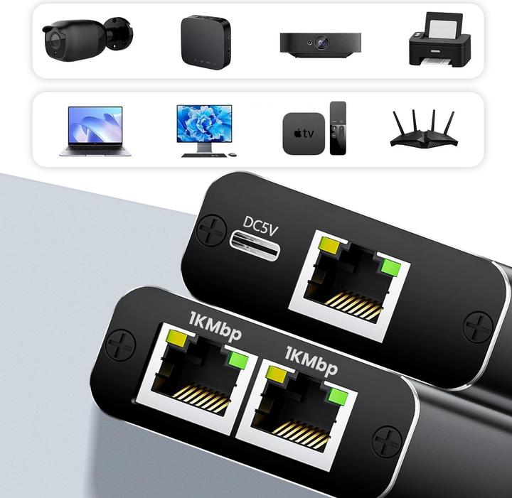 Actual product image LinQ VK3342 Duplicator (RJ45, RJ45 (2x))