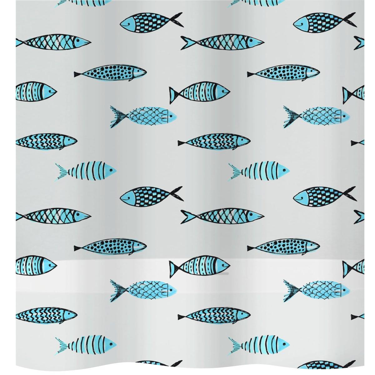 Diaqua, Duschvorhang, Fish (180 x 200 cm)