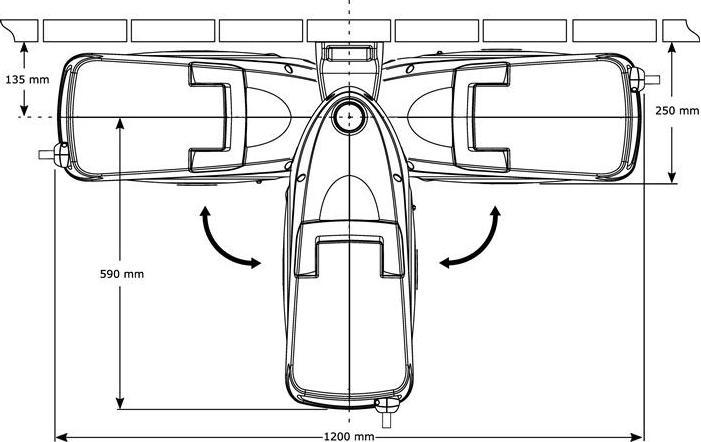Actual product image Hozelock Garden hose reel Flow Max wall hose box 30m (28 m)