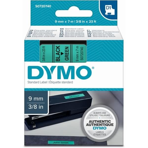 Actual product image Dymo S0720740 Standard tape (0.90 cm, Green)