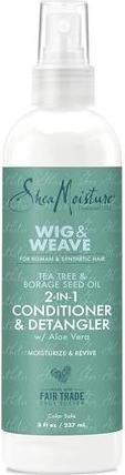 Produktbild Shea Moisture 2in1 Conditioner und Detangler Leave-In Conditioner für Perücken Teebaum und Borretschsamen O (80 ml)