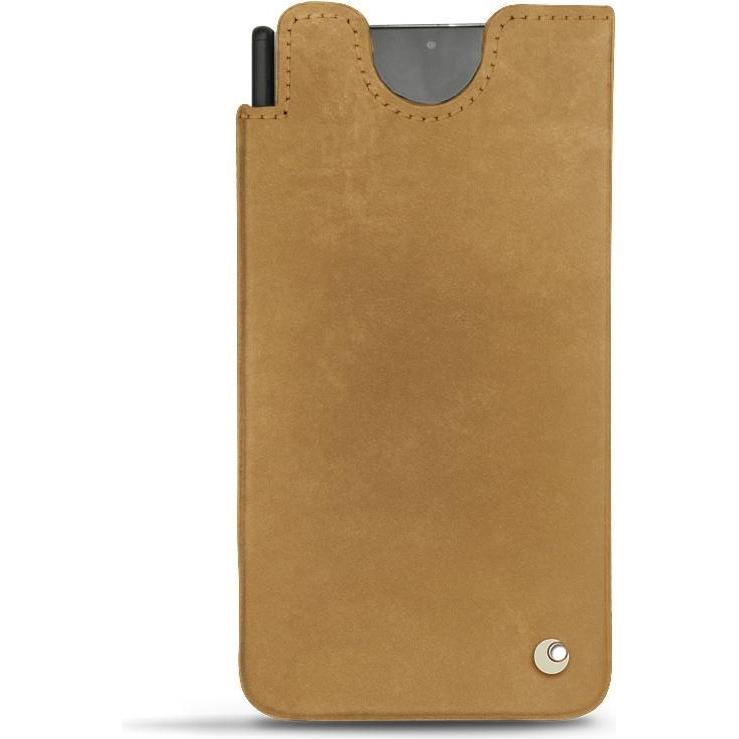 Noreve Lederschutzhülle (Samsung Galaxy S21 Ultra), Smartphone Hülle, Braun