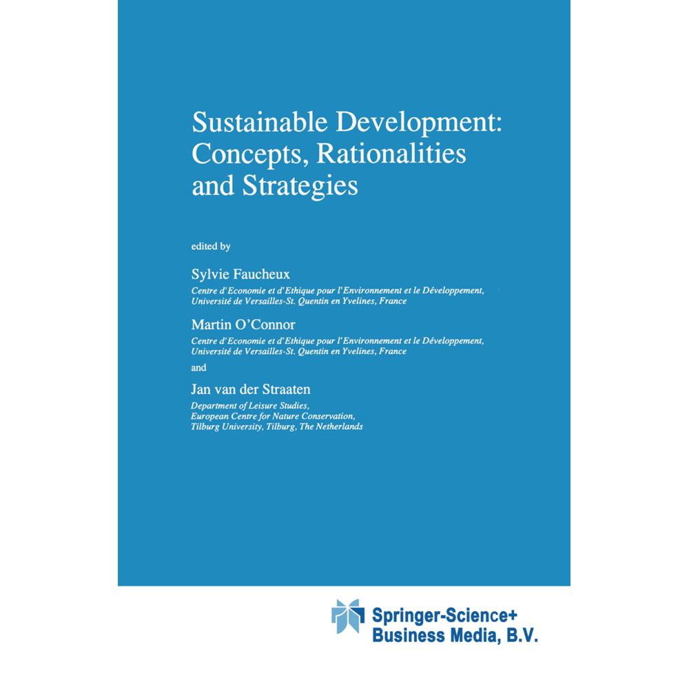 Sustainable Development: Concepts, Rationalities and Strategies, Fachbücher
