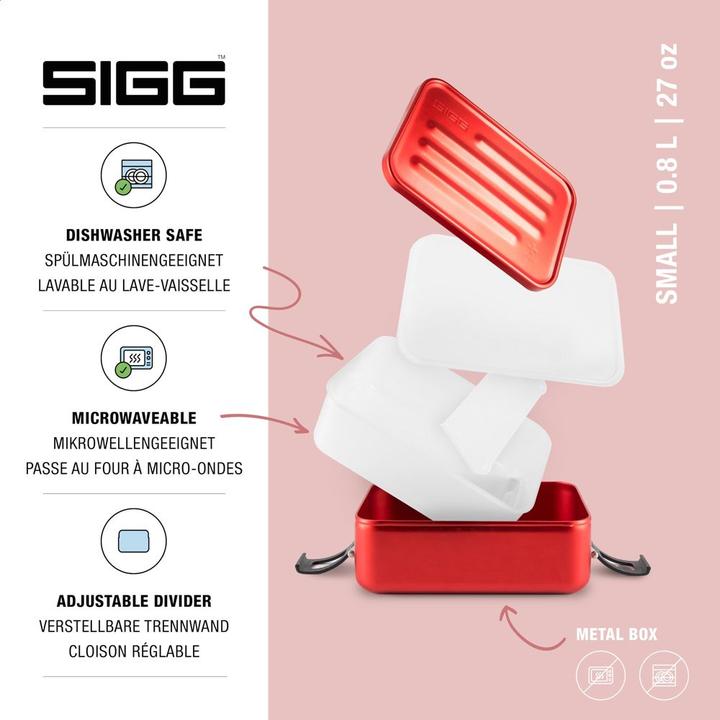 Actual product image Sigg Metal Lunch Box Plus S
