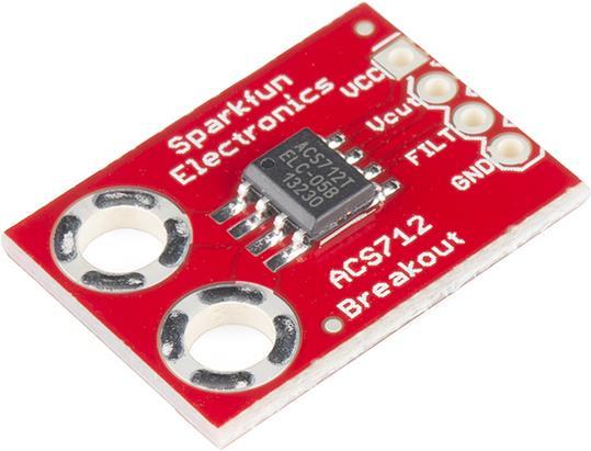 Actual product image SparkFun Hall Effect Current Sensor Breakout - ACS712 (Sensor)
