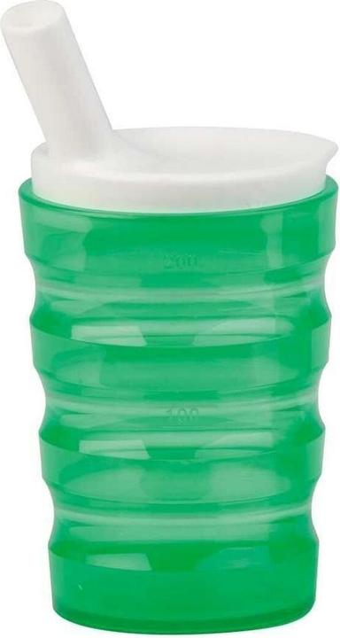 Sundo Rillenbecher auslaufsicher mit Deckel grün (0.20 l)