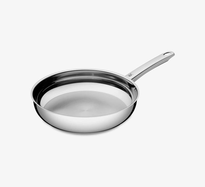 Actual product image WMF Stainless Steel Frying Pan 24cm Pan Induction Professional Uncoated (24 cm, Frying pan, Stainless steel)