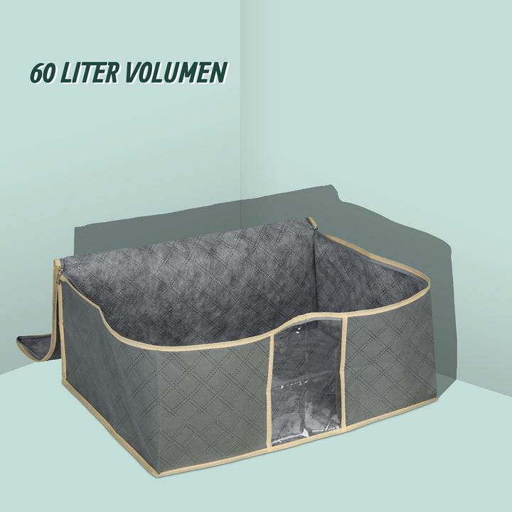 Produktbild Relaxdays 2x Bettdecken-Aufbewahrungstasche