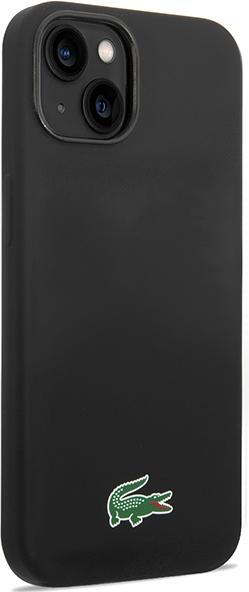 Productafbeelding Lacoste LCHMP14SSLOK iPhone 14 / 15 / 13 6.1" black hardcase with Silicone and MagSafe (Apple iPhone 13, Apple iPhone 15, Apple iPhone 14)