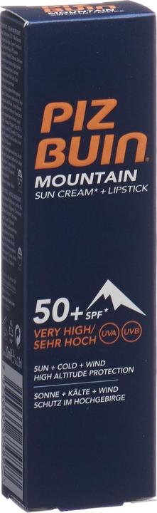 Actual product image Piz Buin mountain (Suntan cream, Sun stick, SPF 50+, 20 ml, 36 g)