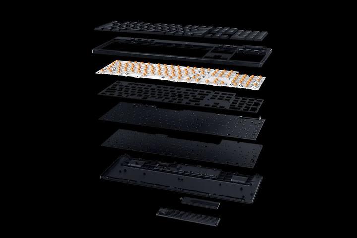 Actual product image Razer Wireless Low-Profile Mechanical Gaming Keyboard with Green Switches and Multifunction Scroll Wheel (Eng. Int., Wireless)