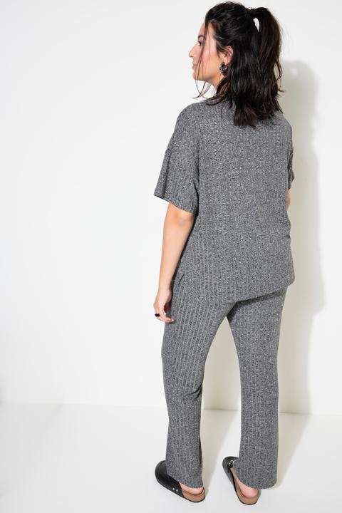 Produktbild Studio Untold Schlafanzug, Zweiteiler, Rippjersey, Halbarm, lange Hose (50, 52)