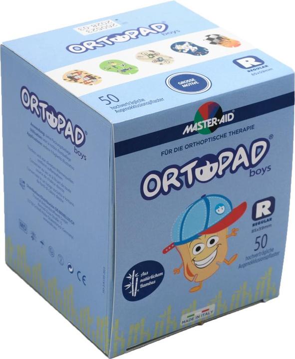 Actual product image Master Aid Eye Patch Regular Boys 50 Piece (50 x)
