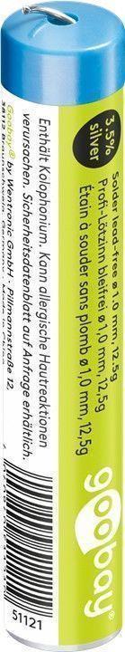 Immagine prodotto Goobay Saldatore professionale senza piombo, ø 1,0 mm, 17 g (Saldatura)