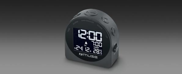 Produktbild Muse M-09C table clock Digital table clock Round Grey