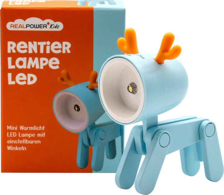 Immagine prodotto RealPower LED-Tier Taschanlampe Blue deer (7.80 cm)