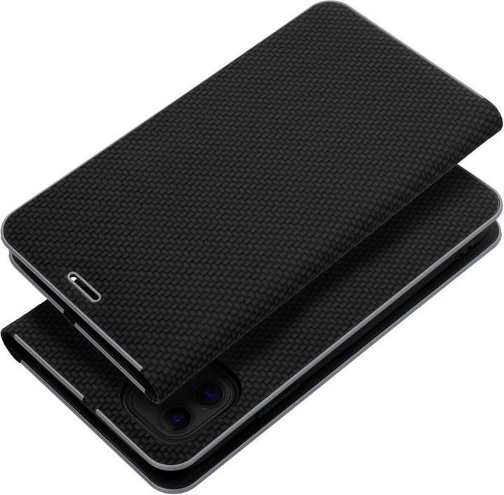 Immagine prodotto Forcell Book case OEM LUNA Book Gold for IPHONE 16e (SE 4 2025) black (Apple iPhone 16e)