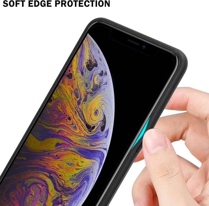 Produktbild Cadorabo TPU Gestreiftes Glas Cover (Apple iPhone XS Max)