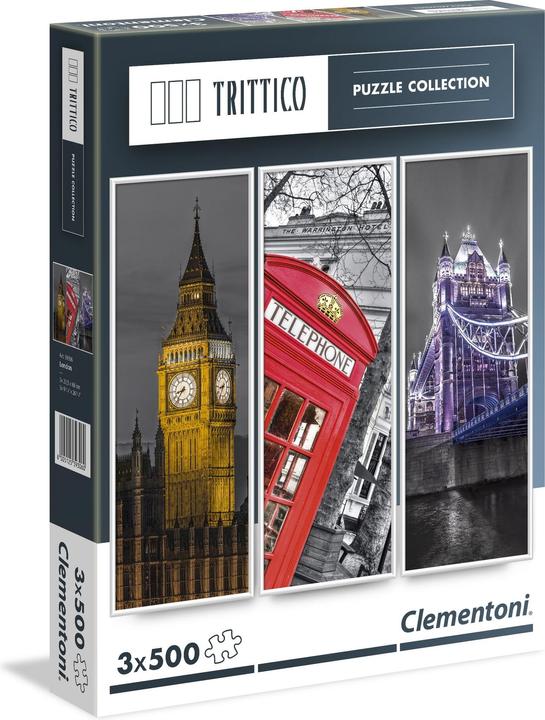 Actual product image Clementoni Trittico London (500 pieces)