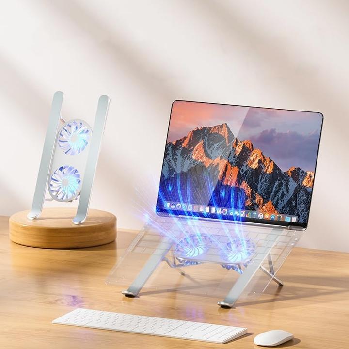 Actual product image PhoneLook Laptop-Ständer mit integriertem Ventilator und neigbar