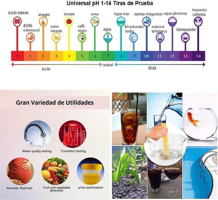 Produktbild König Design Pool Teststreifen PH Wert Test Streifen Wassertest für Teich Wasser Pooltester (Wasseraufbereitung Aquarium, Wasserpflege Aquarium)