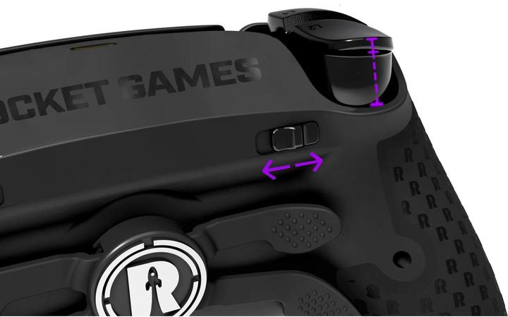 Actual product image Rocket Games Controller Rocket Force X Damascus Purple Hall Effect (Android, PC, PS5, iOS, Mac)