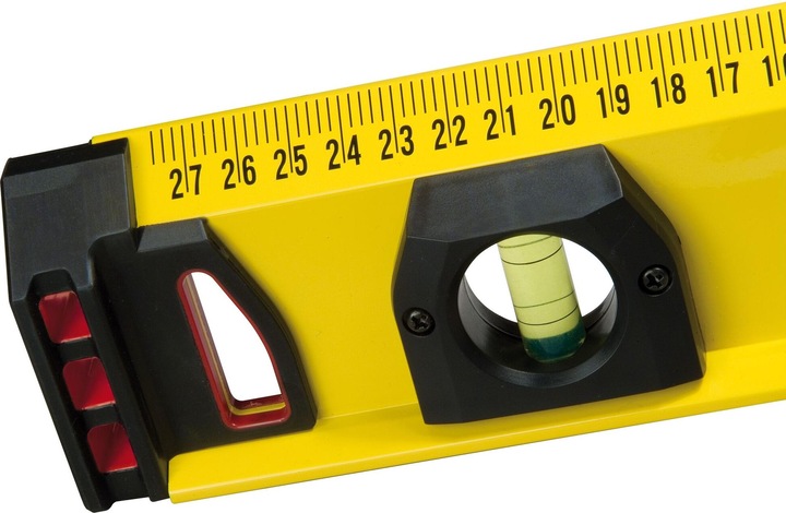Immagine prodotto Stanley Livella FatMax I-profile II (lunghezza 60 cm, 2 fiale verticali/1 fiala orizzontale, alluminio) (61 cm)