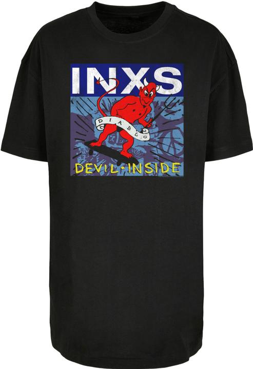 Produktbild Merchcode Ladies INXS - Devil Inside Oversized Boyfriend Tee - 181633 (XL)