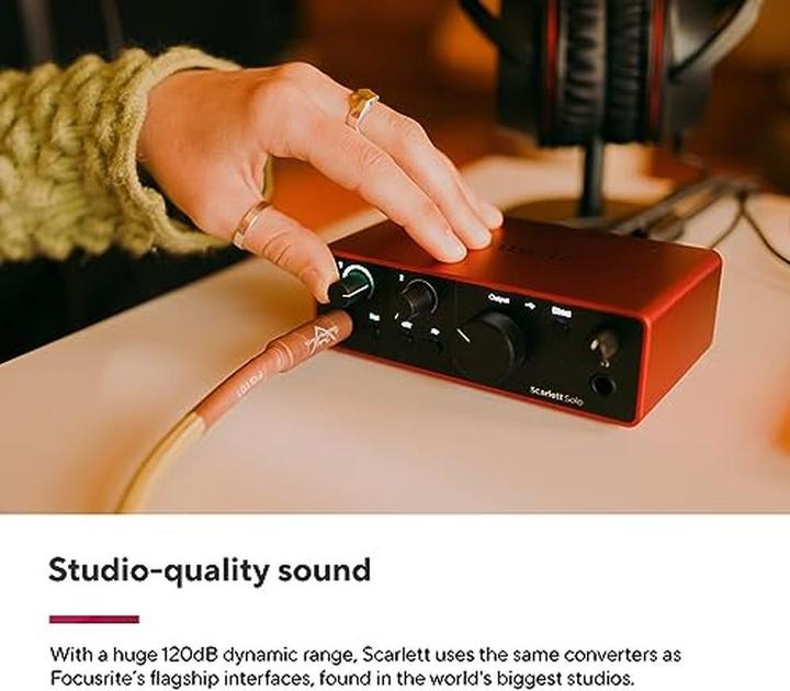 Produktbild Focusrite Recording-Set Scarlett Solo Studio – 4th Generation (USB)