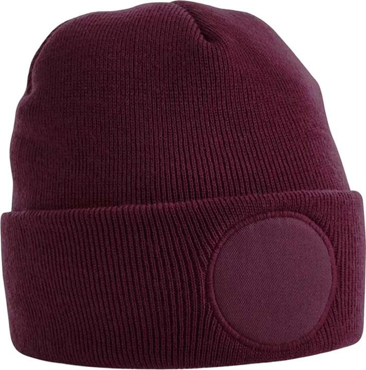 Actual product image Beechfield Circular Patch Beanie (One size)