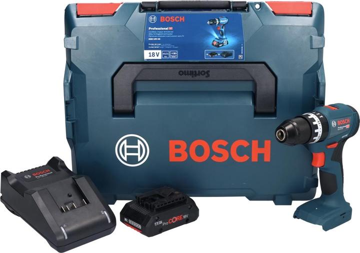 Actual product image Bosch Professional Bosch GSB 18V-45 Perceuse-visseuse à percussion sans fil brushless 18 V 45 Nm + 1x battery ProCORE (Without external power source)