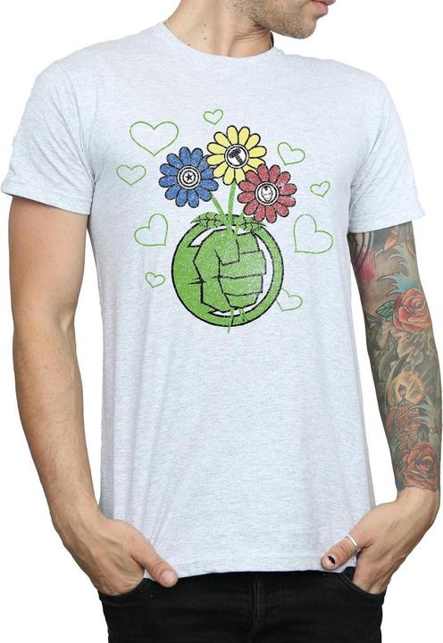 Immagine prodotto Maglietta Hulk Flower Fist Uomo (L)