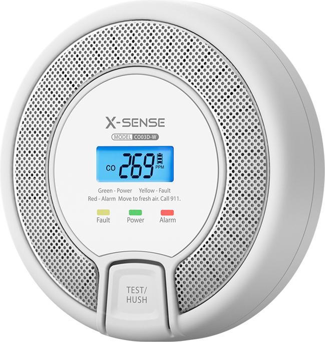 Actual product image X-Sense Wi-Fi Link+ Kohlenmonoxiddetektor