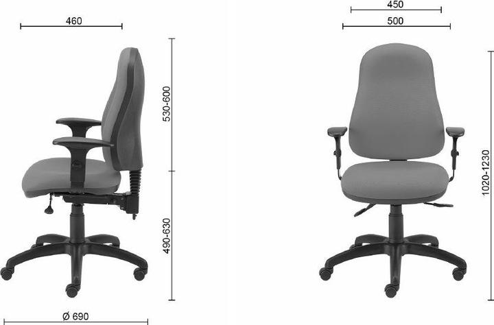 Actual product image Office Products Office chair skiathos, black