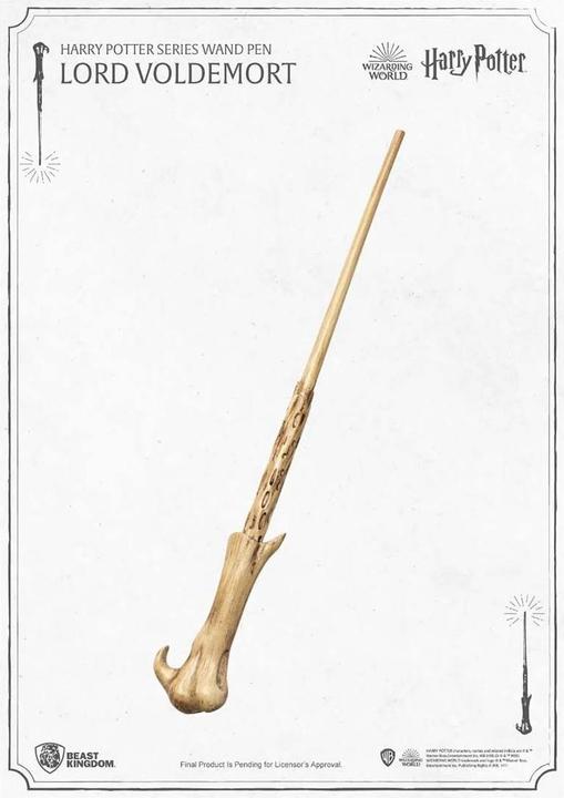 Actual product image Beast Kingdom Harry Potter - Stylo à Bille Baguette Magique de Voldemort (Beige, 1x)