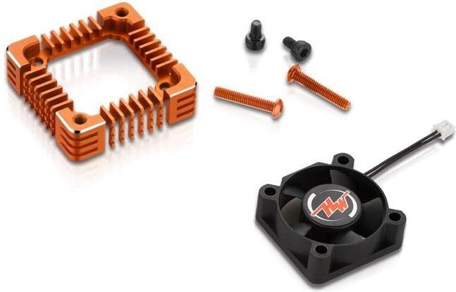 Produktbild Hobbywing Lüfter & Adapter 3010, Orange, für XR10 Pro G2
