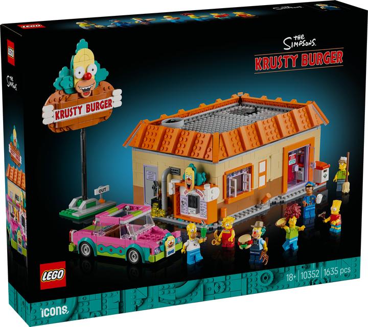 Image du produit LEGO The Simpsons: Krusty Burger (10352, LEGO difficiles à trouver, LEGO Icons)