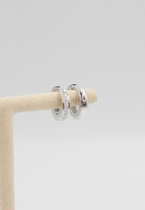 Image du produit Muau Créoles (Or blanc)