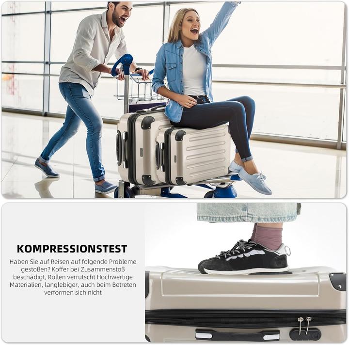 Actual product image Beibye Hartschalen Reisekoffer (45 l)