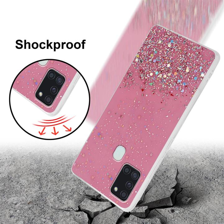 Produktbild Cadorabo TPU Cover funkelnder Glitter (Samsung Galaxy A21s)